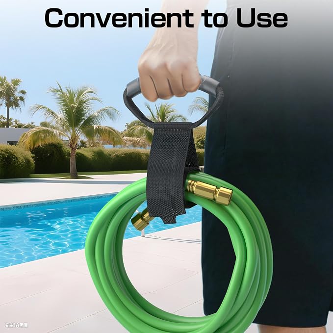 Deluwire Extension Cord Storage Straps 17", 2 Pack, Heavy Duty Hook and Loop - Image 3