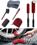 oesee Professional 4 Pack Long Handle Wheel Brush Kit by OeSee