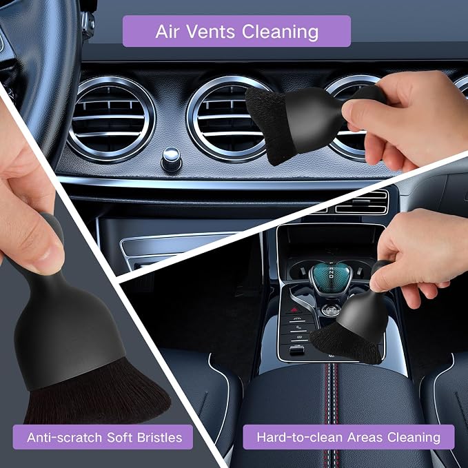 Qydipclin 7pcs Windshield Cleaner Tool Car Window Cleaning Wash Kit - Image 6