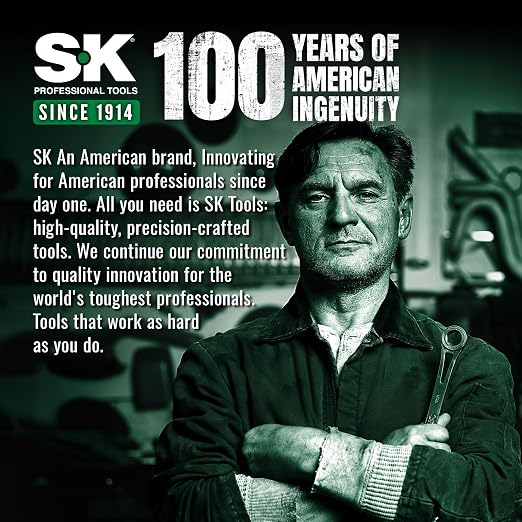 SK 16FT Tape Measure with Magnetic Hook and Self-Locking Mechanism - Image 2
