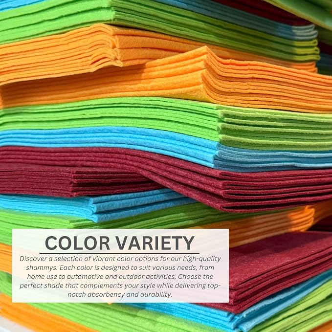 10 Pack Extra Large Original German Shammy Cloths Chamois Towels Super Absorbent - Image 6