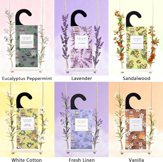 Rose Cottage Large 12 Packs Closet Deodorizer Freshener Closet Air Freshener - Image 4