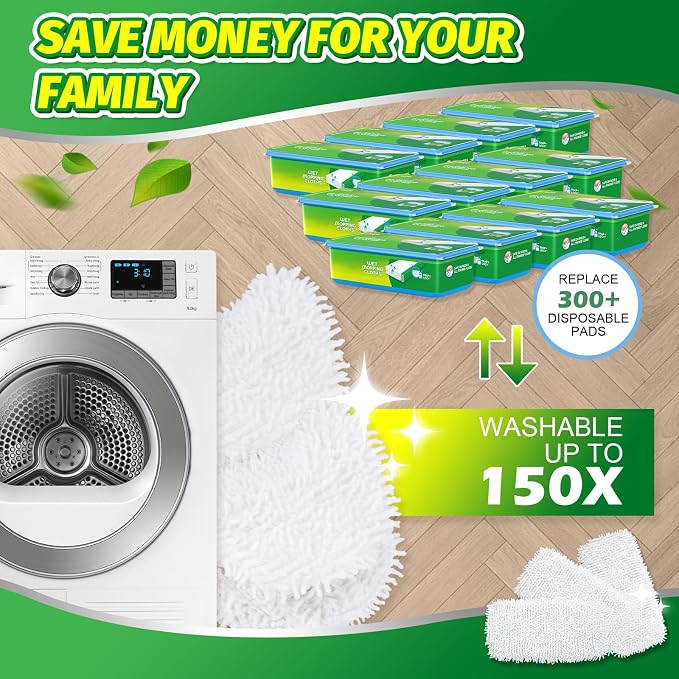 Reusable Dry Sweeping Cloths Compatible - Image 4