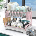 Dish Drying Rack, Rust-Proof 2 Tier Dish Racks by B-Land