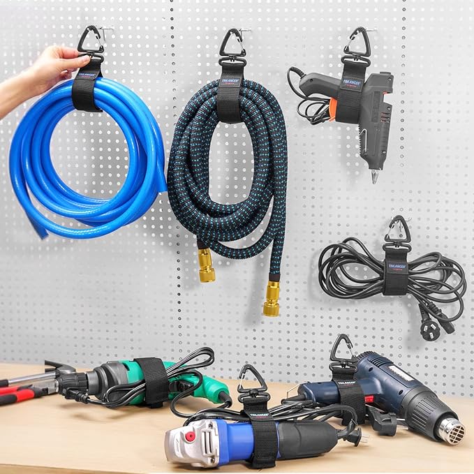 Trilancer Heavy Duty Storage Straps, Cord Organizer and Hanger | Hook-and-Loop - Image 4
