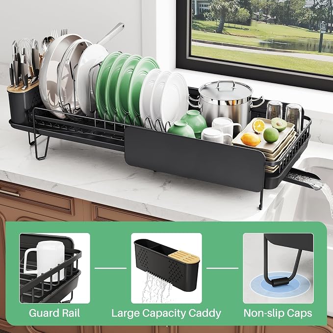 Large Expandable Dish Drying Rack - Image 8