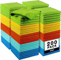 AIDEA Microfiber Cleaning Cloth-200PK, Microfiber Towels by AIDEAHOME