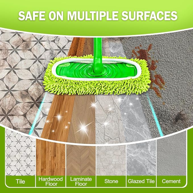 8 Pack Reusable Mop Pads Compatible - Image 7