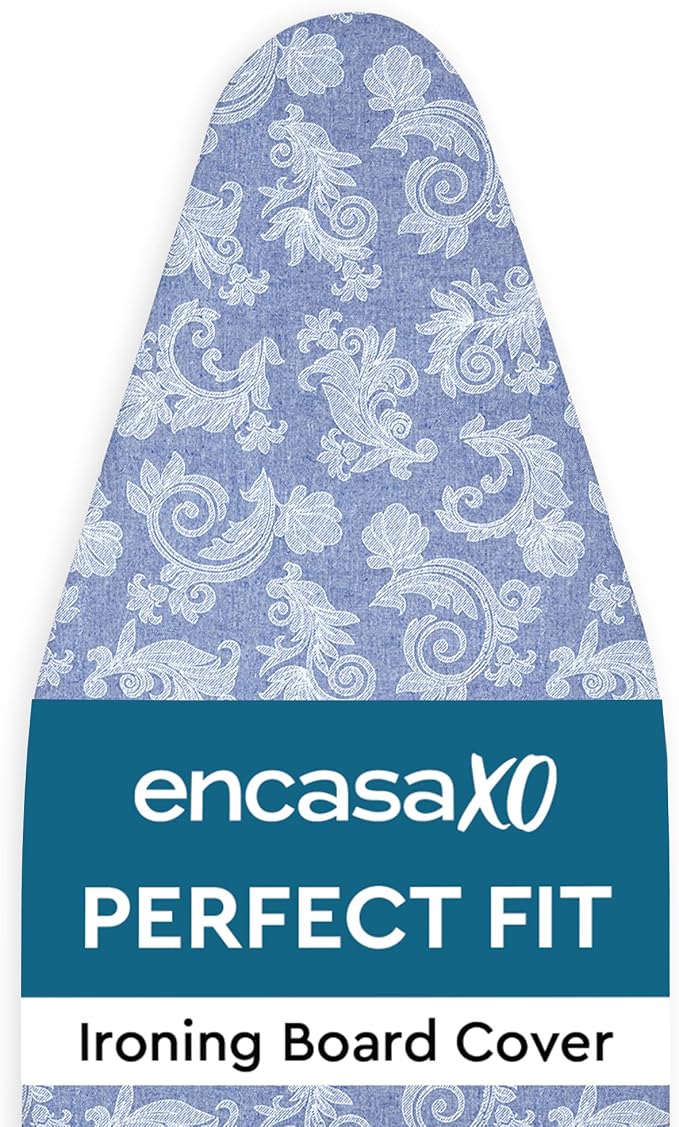 Encasa XO Padded Ironing Board Cover and Pad 54"x15" Blue by EncasaXO