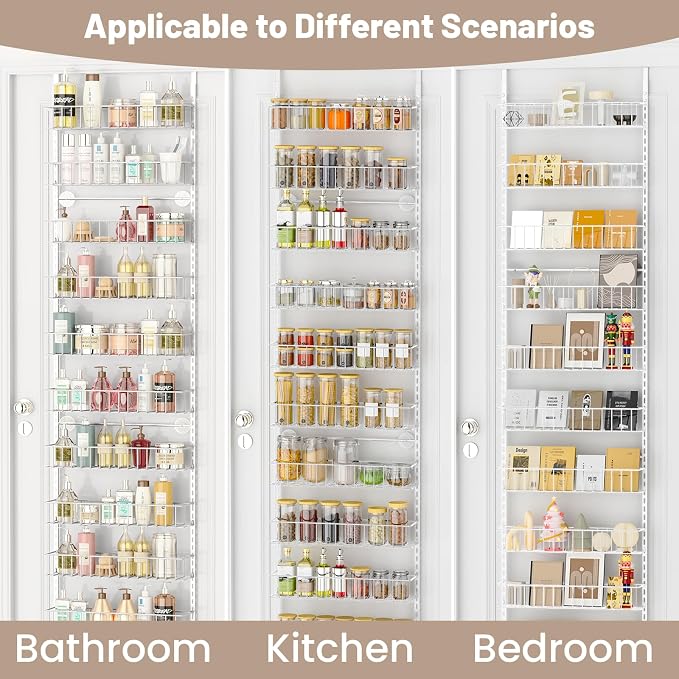 ElegantArray 9-Tier Pantry Door Organizer - Image 6