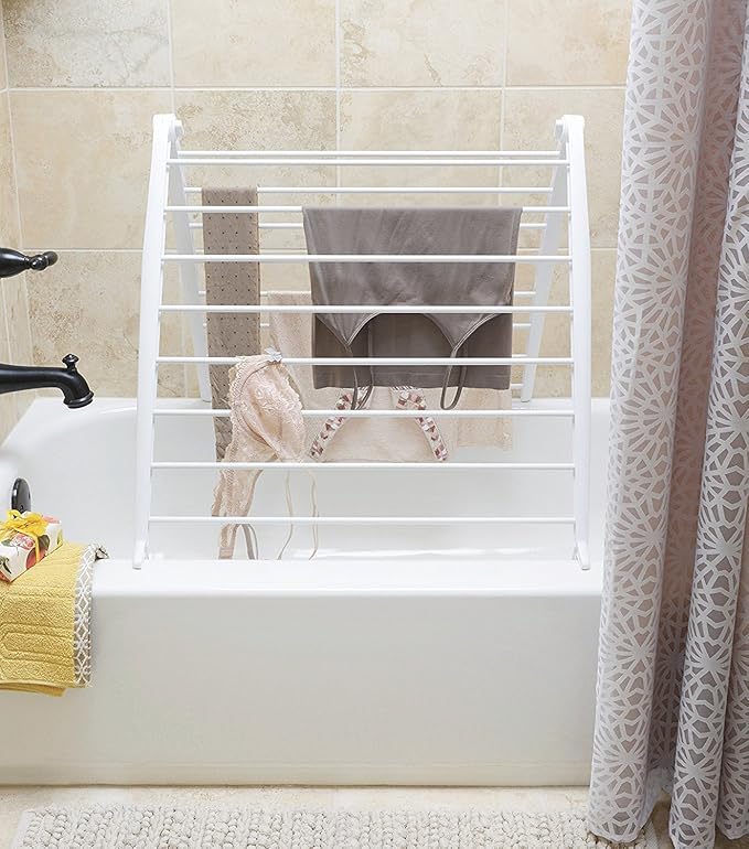 Whitmor Spacemaker Folding Drying Rack, Freestanding Indoor Clothes Dryer - Image 2