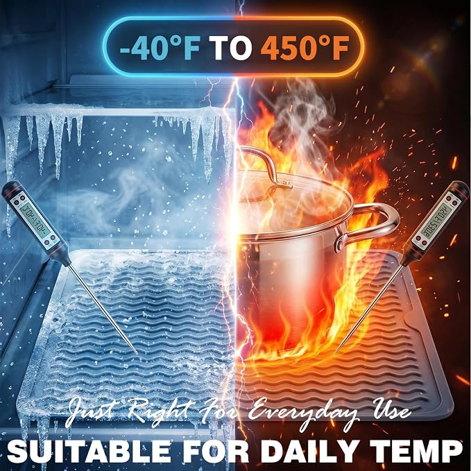2 Pack Caketime Silicone Dish Drying Mat - Image 4