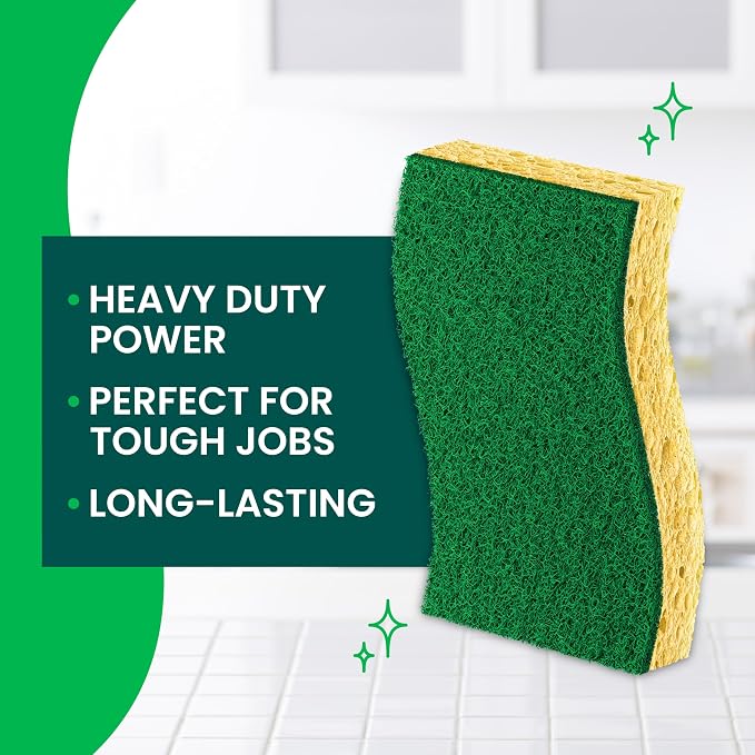 Scotch-Brite Heavy Duty Scrub Sponge, 45 Kitchen Sponges Designed - Image 2