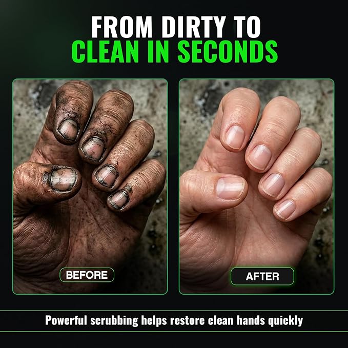 Grip Clean Heavy Duty Stiff Bristle Nail Brush - Image 8