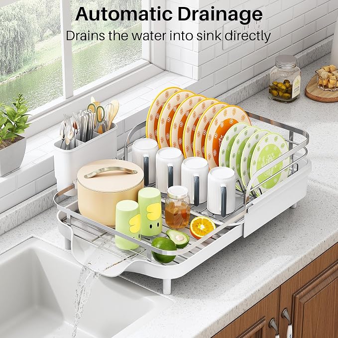 SAYZH Expandable Dish Drying Rack - Image 5