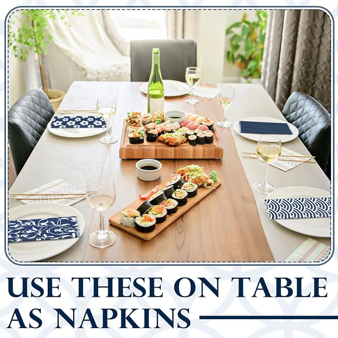 36 Pcs Reusable Paper Towels Kitchen Cloths Japanese Style - Image 3