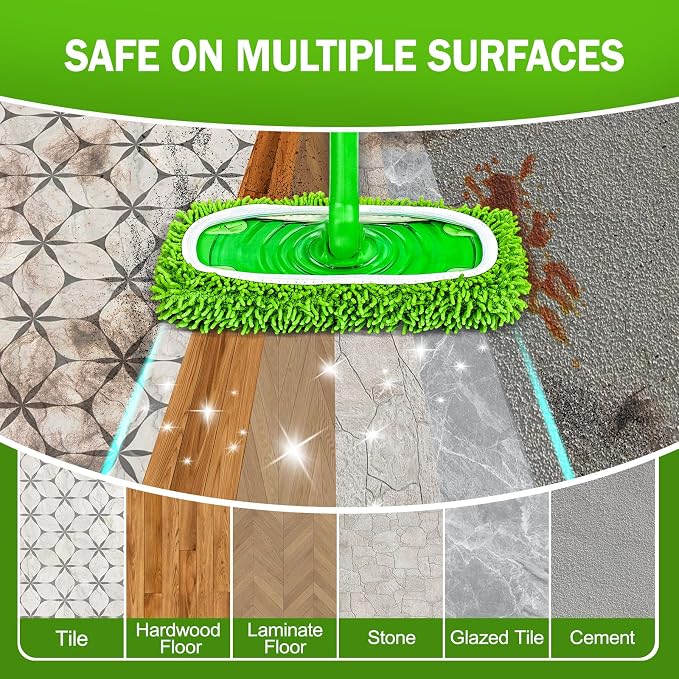 6 Pack Reusable Mop Pads Compatible - Image 7