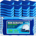 AIDEA Sponges Kitchen-120Count, Non Scratch Scrub Sponge, Dish Sponges | by AIDEAHOME
