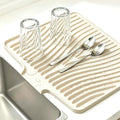 Silicone Dish Drying Mat, 15.7"*13"Dish Drying Pad, Kitchen Accessories by EBIGIC