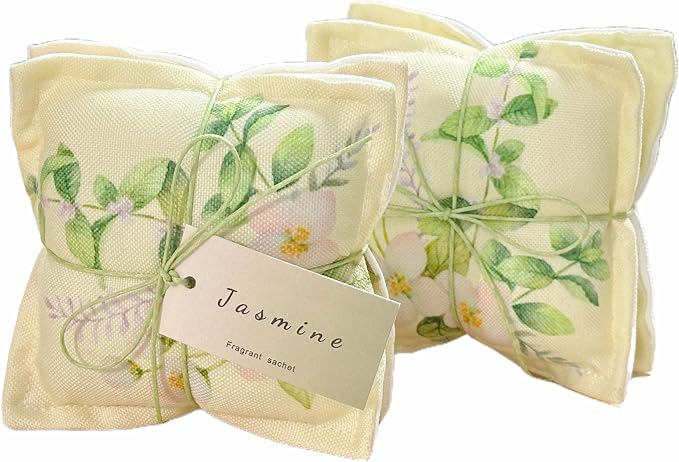 AUCUDA 4 Pack Jasmine Sachet Bags by Aucuda
