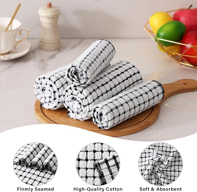 Homaxy Kitchen Towels and Dishcloths Set - Image 4