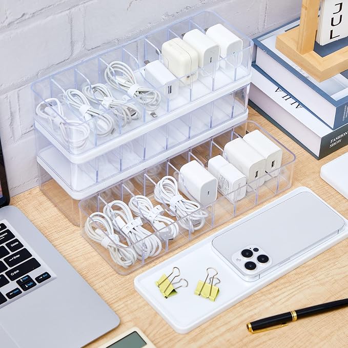 Tatuo 4-Pack Cord Organizer Box - Image 6