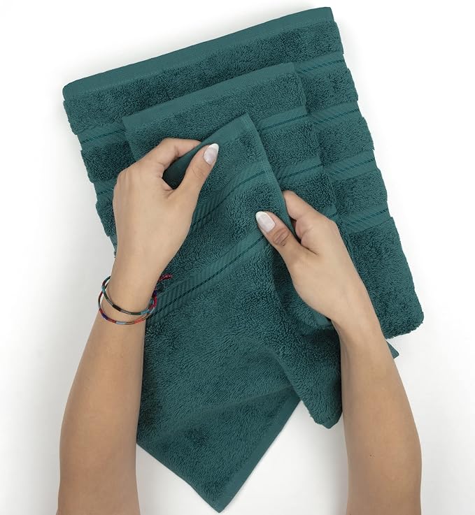 American Soft Linen 100% Cotton Luxury Turkish Towels, 6 Piece Towel Set | Soft - Image 6