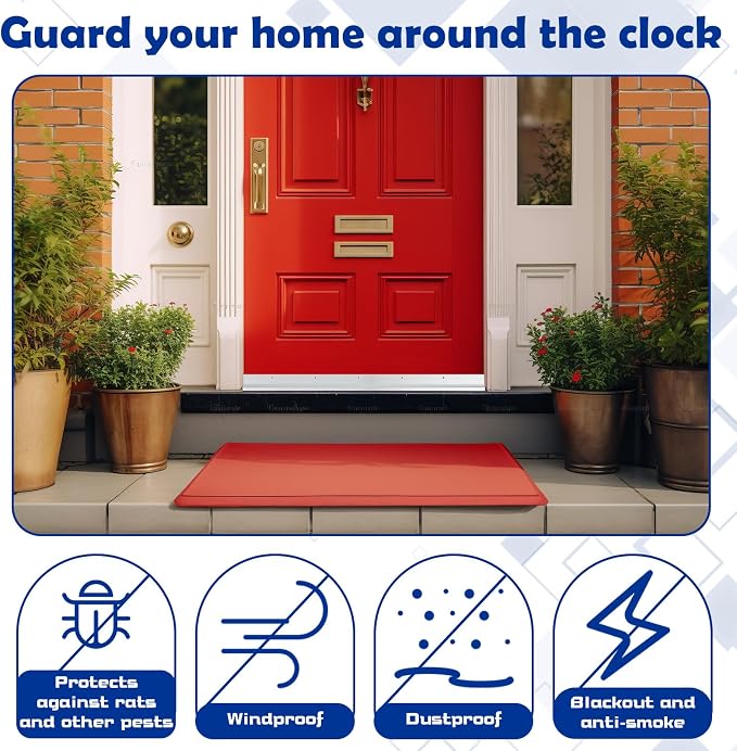 Gisafai 6 Pack 36" Door Sweep Mouse Stopper, Aluminum Draft Blocker | Mouse - Image 6