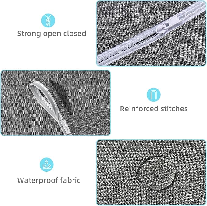 KEEPJOY 2Pack Space-Saving Hanging Laundry Bag, Door Laundry Hamper - Image 2