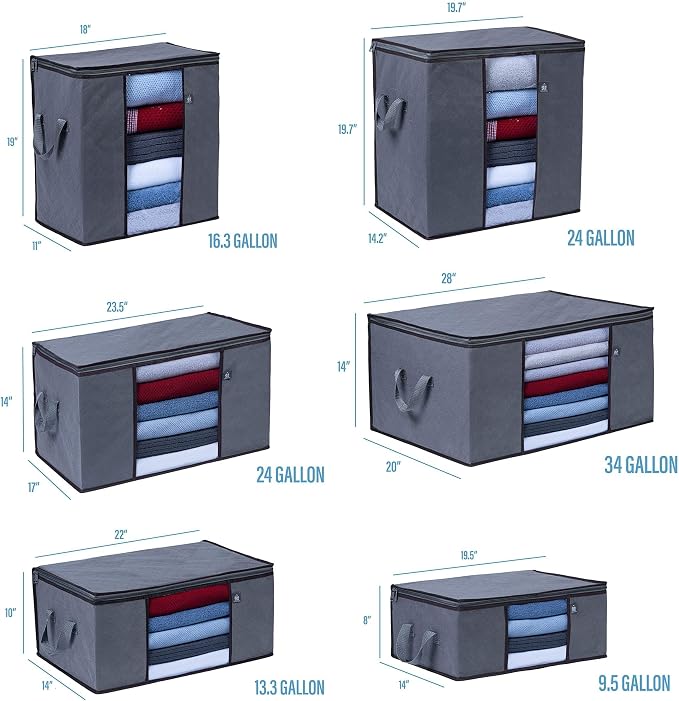 VENO 3 Pack Medium Clothes Storage Bag - Image 5