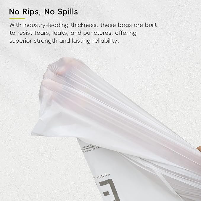 EKO 12.9 Gallon / 45-49 Liter, Extra-Strong Unscented Garbage Bags, - Image 8