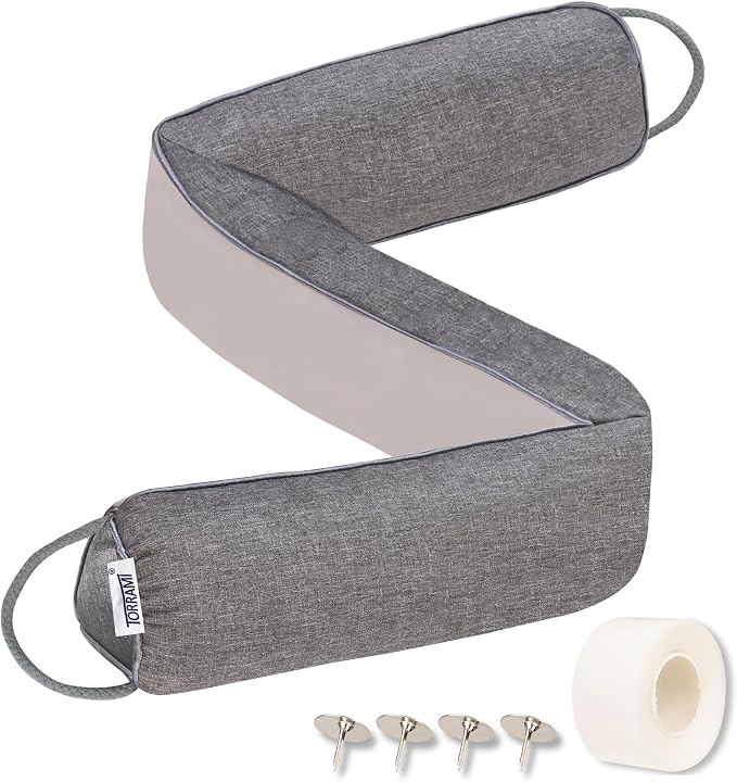 TORRAMI 36" Door Draft Stopper for Bottom of Doors, Seal Blocks Hot Air by TORRAMI
