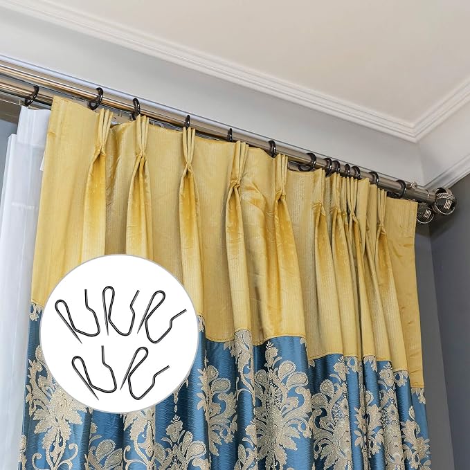 Shappy 120 Pack Drapery Hooks Pins - Image 6