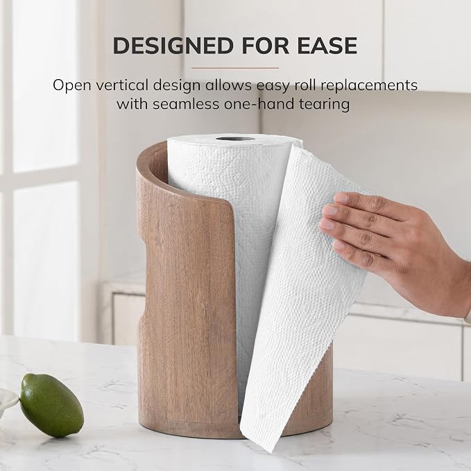 Anji Mountain Wooden Paper Towel Holder - Image 5