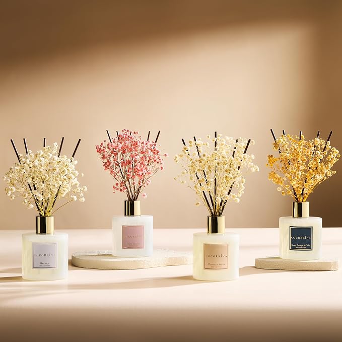 Reed Diffuser - Cherry Blossom 6.7 Fl.oz Reed Diffuser Set - Image 6