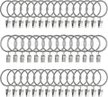 Lansian 44 Pack Curtain Rings by Lansian