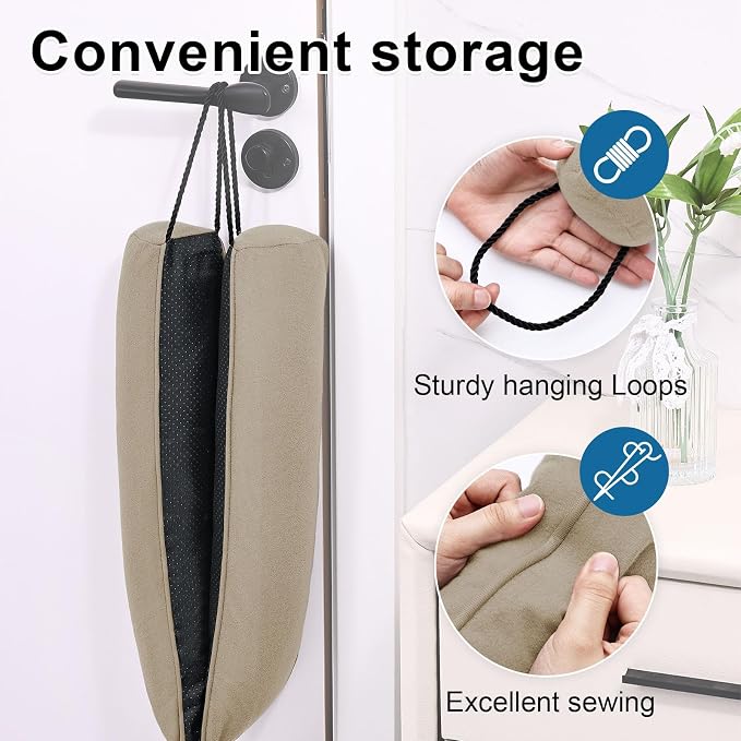 34 Inch Door Draft Stopper, Blocks Hot Cold Air - Image 8