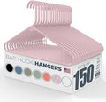 Plastic Hangers 150 Pack – Made in The USA – 6lb Capacity Standard Clothes by NeatiesHangers