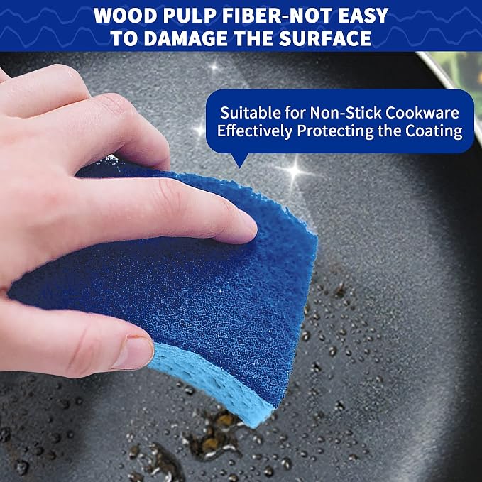 CELOX 12 Sponge Kitchen, Non-Scratch Dish Sponge - Image 4