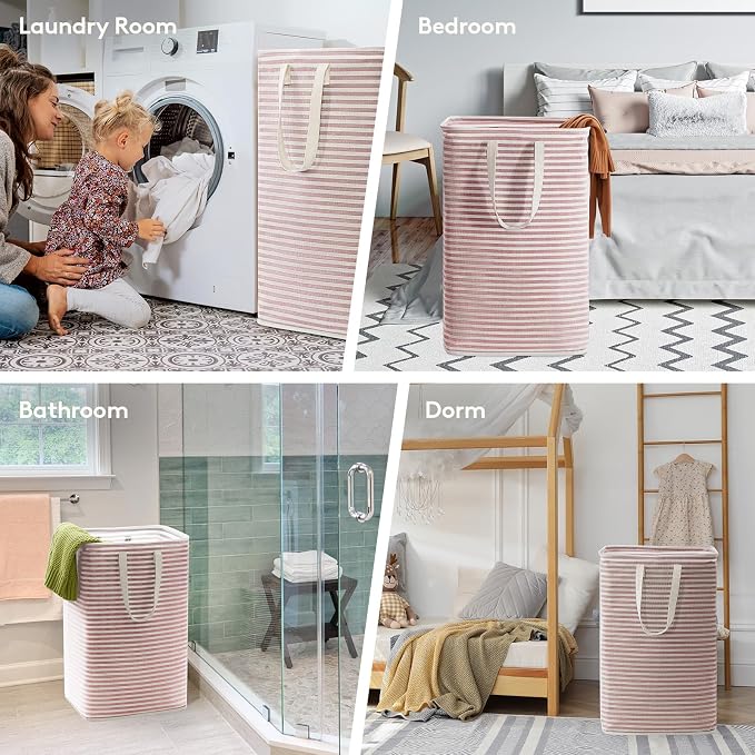 Lifewit 2 Pack Laundry Basket 80L Each, Collapsible Clothes Hamper - Image 7