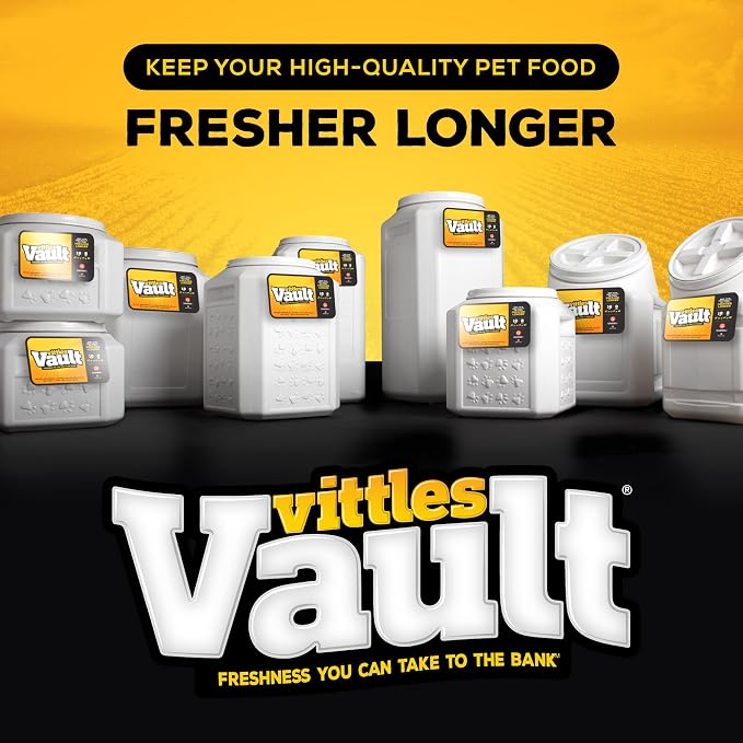 Vittles Vault Airtight Stackable Pet Food Storage Container Up to 60lbs | - Image 4