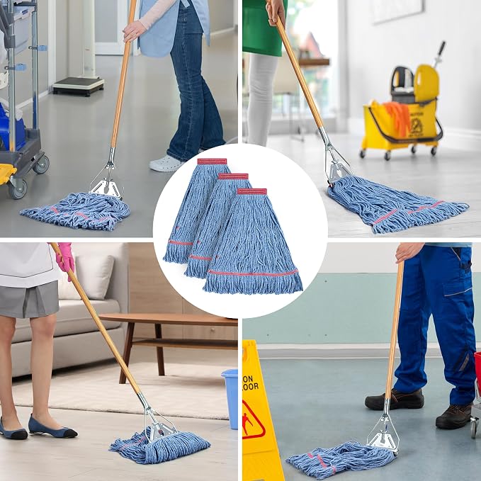 Matthew Cleaning 20oz Heavy Duty Mop Head Commercial Replacement - Image 6