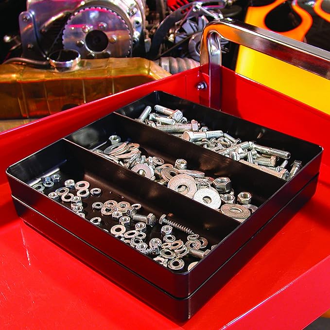 Ernst Manufacturing Toolbox Tray: Stackable Tray in Orange - Image 4