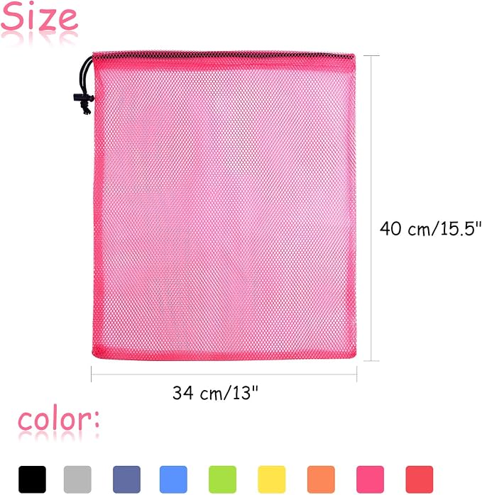KUUQA 10 Pcs Mesh Drawstring Bag - Image 2