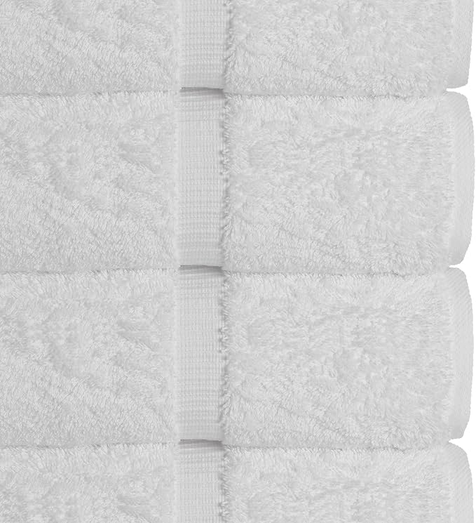 Chakir Turkish Linens 100% Cotton 4-Pack Bath Towels 30x60, 30x60 Extra Large - Image 2