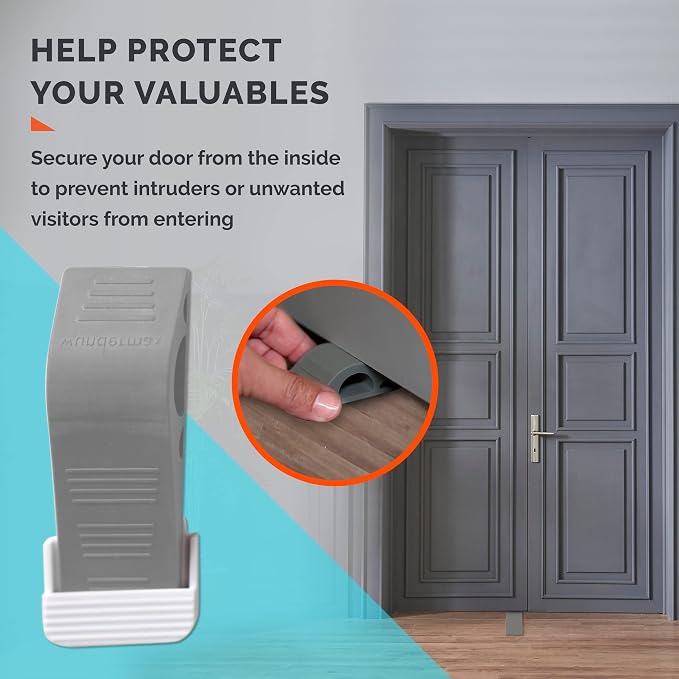Wundermax Rubber Door Stoppers for Bottom of Door Stop - Image 5