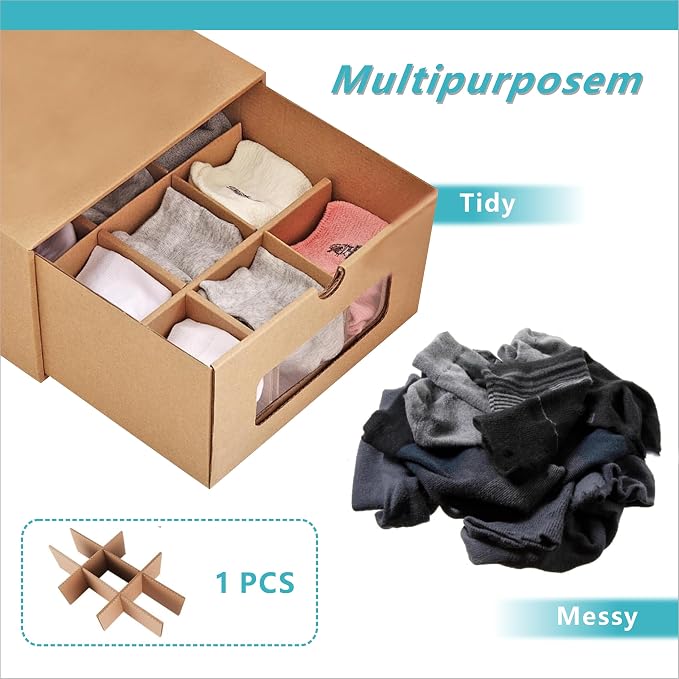 12 Pack Shoe Storage Bins, Waterproof Storage Boxes, Shoe Containers - Image 4