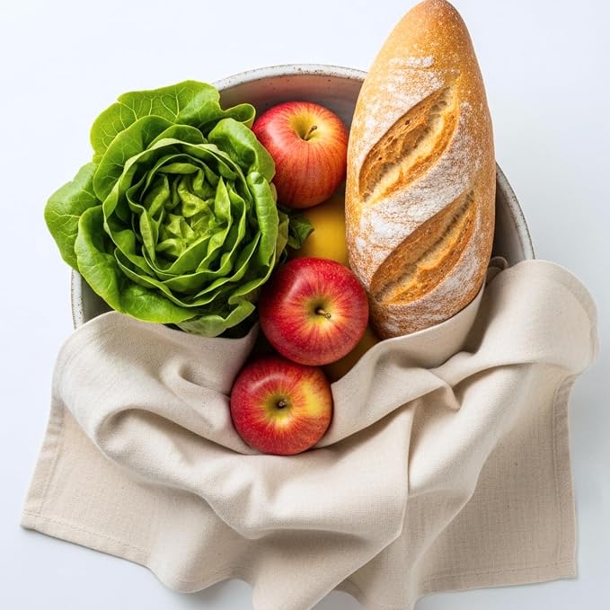 Flour Sack Towels | Tea Towel for Crafts| Kitchen Dish Cotton Blank Towel for - Image 4
