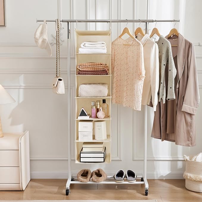 MAX Houser 6 Tier Shelf Hanging Closet Organizer - Image 4