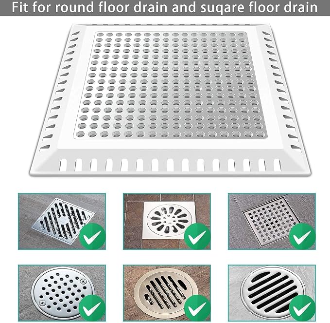 Aojuxix Shower Drain Hair Catcher/Drain Protector/Shower Drain Cover | - Image 4